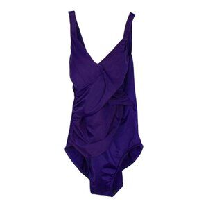 Miraclesuit Megan One Piece Swimsuit with Underwire Burgundy #1249
